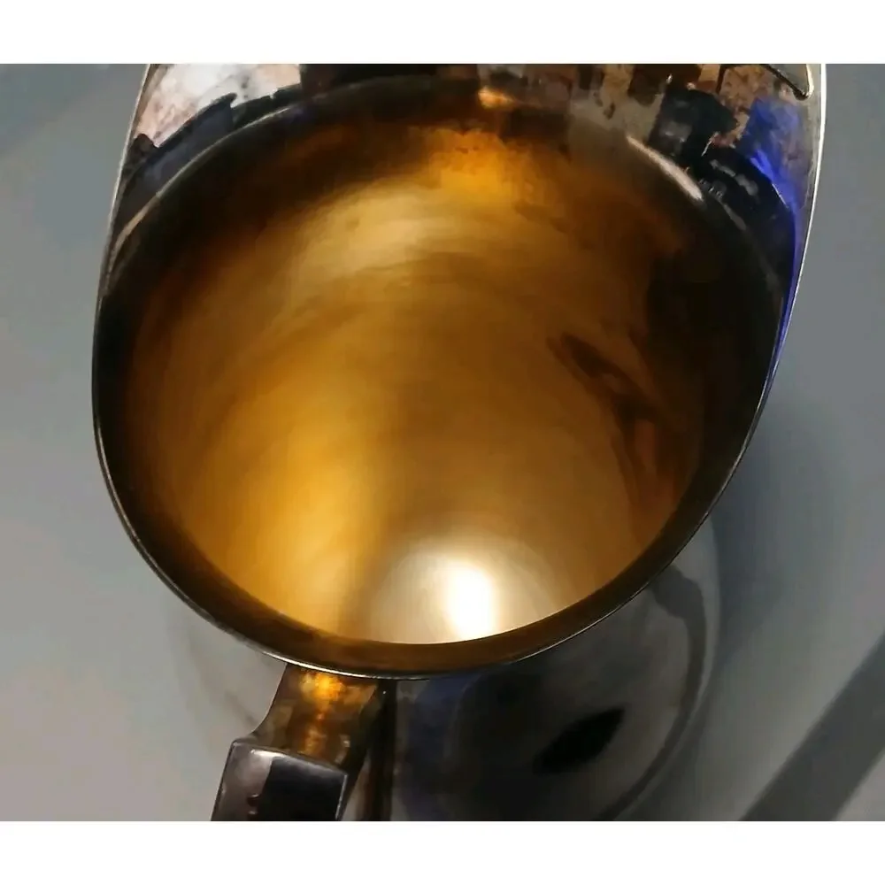 Reed & Barton Silverplate‎ Water Pitcher 3350 ? Vintage Ice Lip Jug